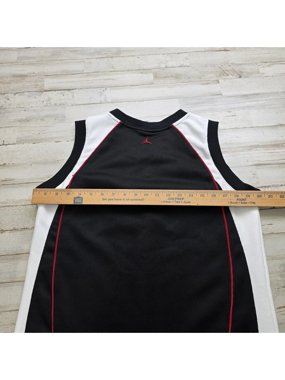 Michael JORDAN Jersey 23 Jumpman Basketball Black Sleeveless Tank Size LG